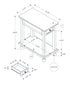 MN-753967    Accent Table, End, Side Table, Narrow, Nightstand, Bedroom, Lamp, Storage Drawer, Brown Veneer, Traditional