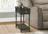 MN-C763968    Accent Table, 2 Tier, Side Table, End, Narrow, Nightstand, Bedroom, Lamp, Storage Drawer, Green Veneer, Traditional