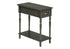 MN-C763968    Accent Table, 2 Tier, Side Table, End, Narrow, Nightstand, Bedroom, Lamp, Storage Drawer, Green Veneer, Traditional