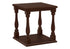 MN-783970    Accent Table, 2 Tier, End, Side Table, Square, Nightstand, Bedroom, Lamp, Brown Veneer, Traditional