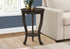MN-803974    Accent Table, 2 Tier, Bedroom, End, Lamp, Nightstand, Round, Side Table, Brown Veneer, Traditional