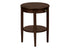 MN-813975    Accent Table, 2 Tier, End, Side Table, Round, Nightstand, Bedroom, Lamp, Brown Veneer, Transitional