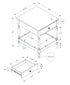 MN-823976    Accent Table, 2 Tier, End, Side Table, Square, Nightstand, Bedroom, Lamp, Brown Veneer, Traditional