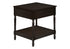 MN-823976    Accent Table, 2 Tier, End, Side Table, Square, Nightstand, Bedroom, Lamp, Brown Veneer, Traditional