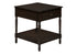 MN-823976    Accent Table, 2 Tier, End, Side Table, Square, Nightstand, Bedroom, Lamp, Brown Veneer, Traditional