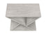 MN-T833980    Accent Table, Side, End, Nightstand, Narrow, Small, Bedroom, Living Room, Lamp, Grey Veneer, Contemporary