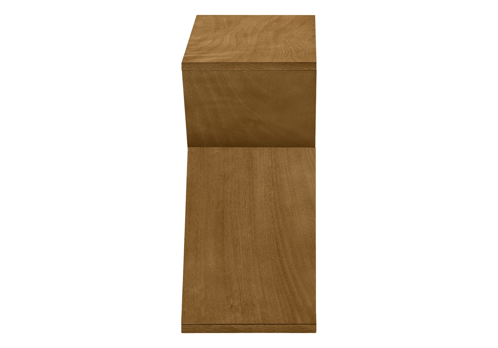 MN-T833981    Accent Table, Side, End, Nightstand, Narrow, Small, Bedroom, Living Room, Lamp, Brown Veneer, Contemporary