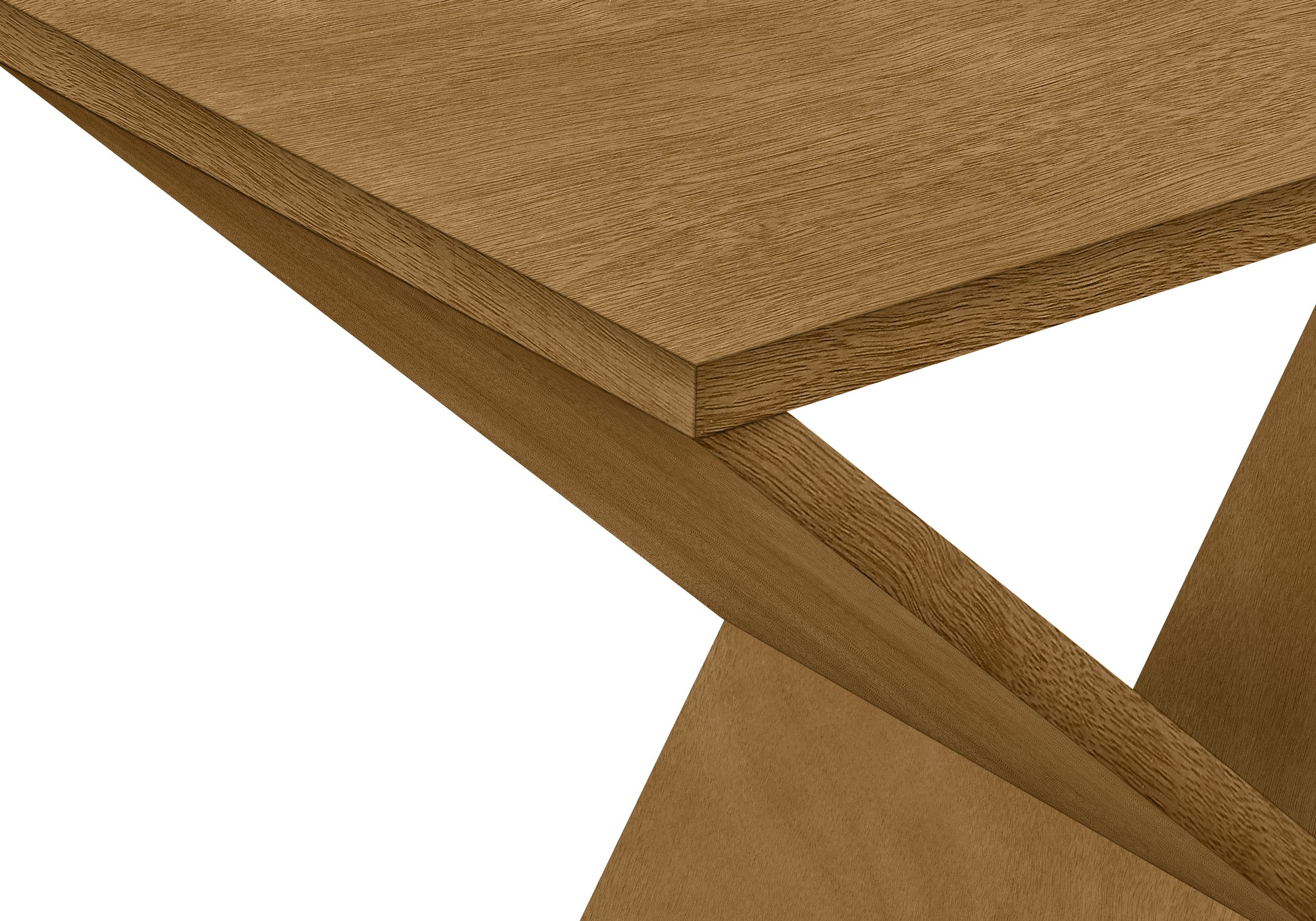 MN-T833981    Accent Table, Side, End, Nightstand, Narrow, Small, Bedroom, Living Room, Lamp, Brown Veneer, Contemporary