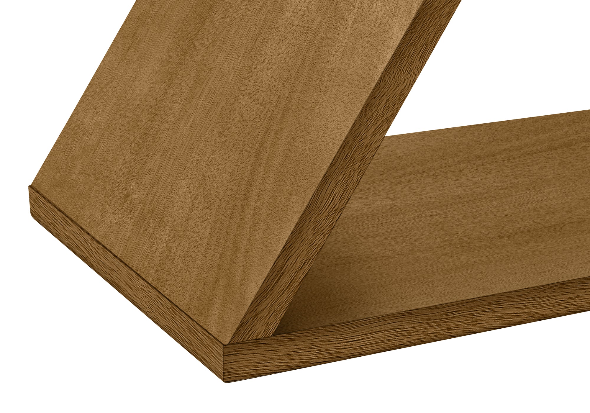 MN-T833981    Accent Table, Side, End, Nightstand, Narrow, Small, Bedroom, Living Room, Lamp, Brown Veneer, Contemporary