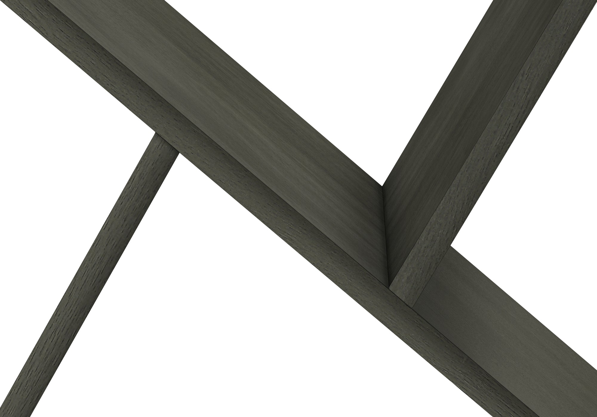 MN-T833982    Accent Table, Side, End, Nightstand, Narrow, Small, Bedroom, Living Room, Lamp, Dark Green Veneer, Contemporary