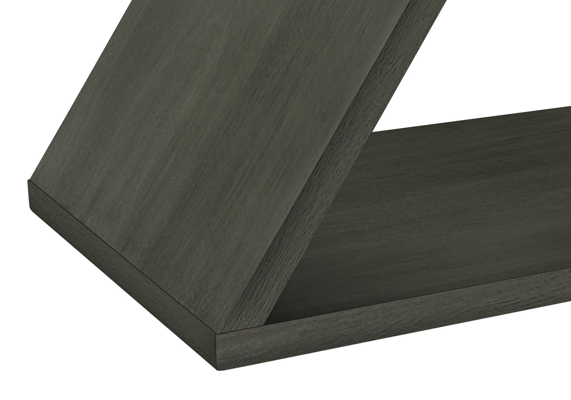 MN-T833982    Accent Table, Side, End, Nightstand, Narrow, Small, Bedroom, Living Room, Lamp, Dark Green Veneer, Contemporary