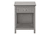 MN-873985    Accent Table, End, Side Table, 2 Tier, Bedroom, Nightstand, Lamp, Storage Drawer, Antique Grey Veneer, Transitional