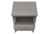 MN-U613985    Accent Table, End, Side Table, 2 Tier, Bedroom, Nightstand, Lamp, Storage Drawer, Antique Grey Veneer, Transitional