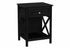MN-U613986    Accent Table, End, Side Table, 2 Tier, Bedroom, Nightstand, Lamp, Storage Drawer, Black Veneer, Transitional
