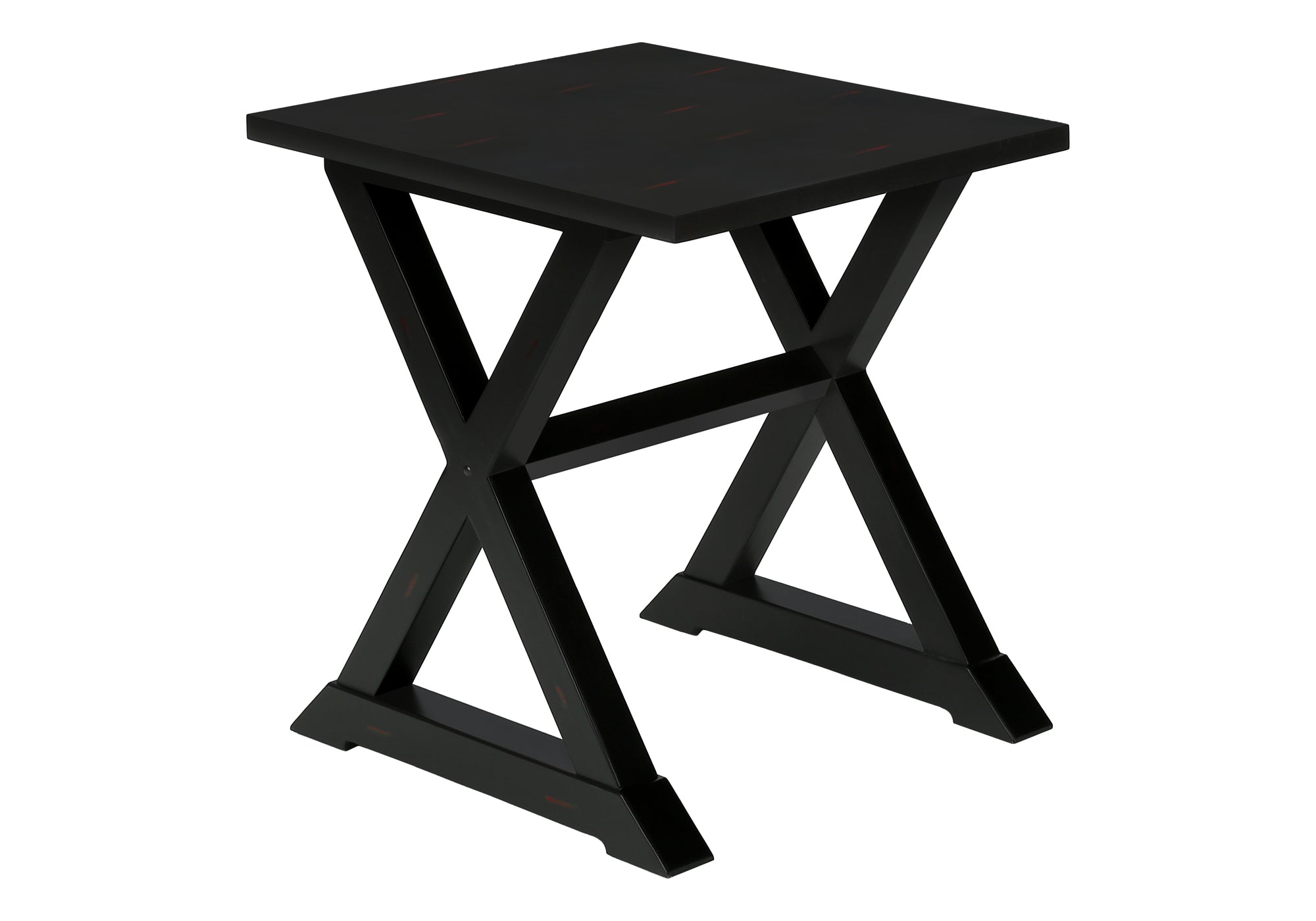 MN-H643987    Accent Table, End, Side Table, Square, Nightstand, Bedroom, Lamp, Black Veneer, Transitional