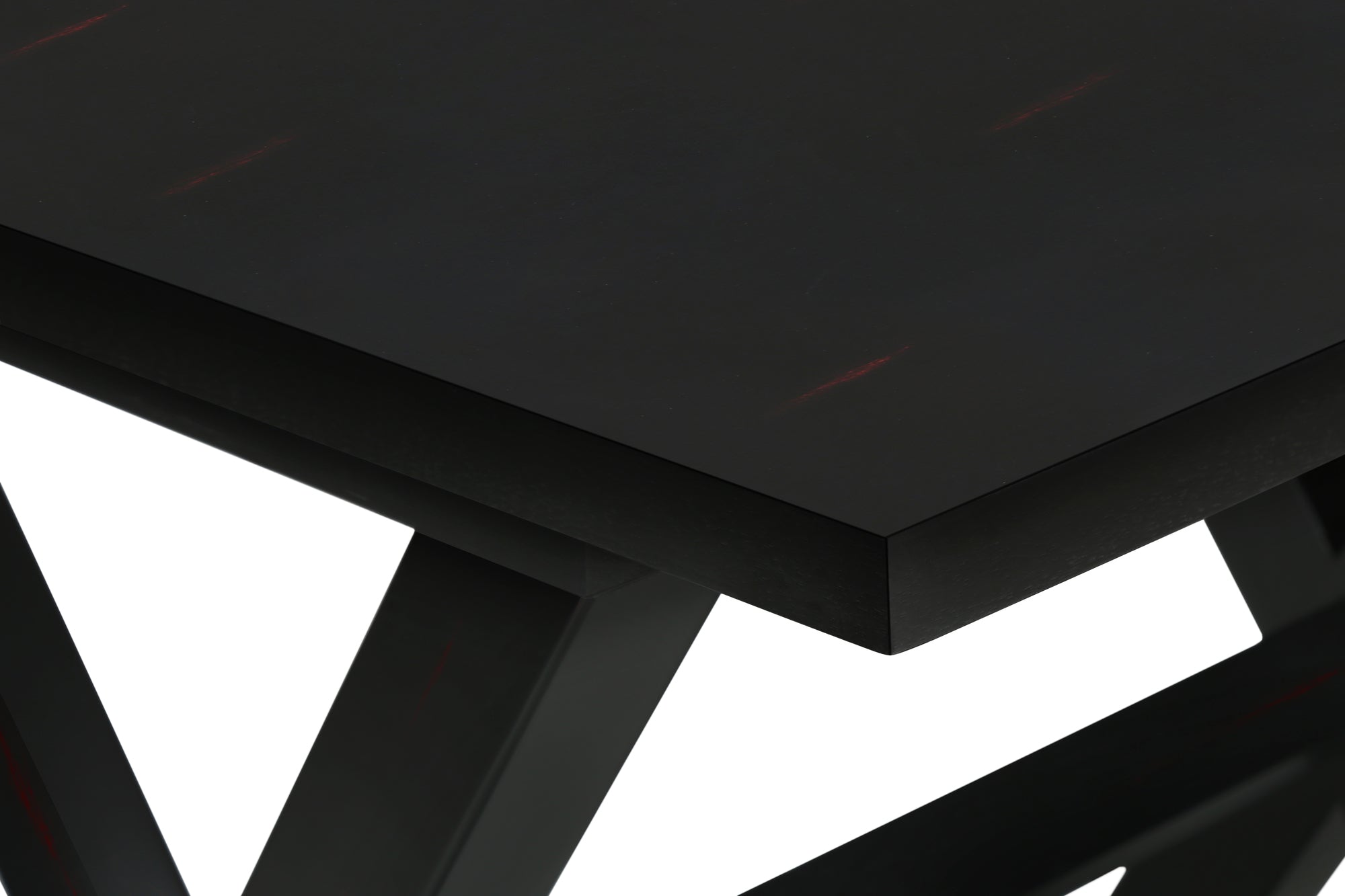 MN-H643987    Accent Table, End, Side Table, Square, Nightstand, Bedroom, Lamp, Black Veneer, Transitional