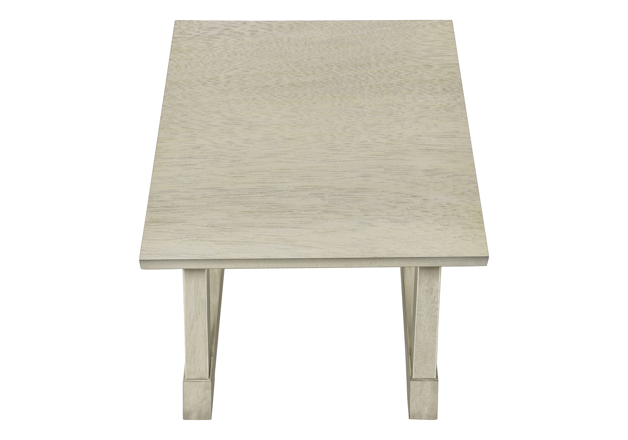 MN-913989    Accent Table, End, Side Table, Square, Nightstand, Bedroom, Lamp, Antique White Veneer, Transitional