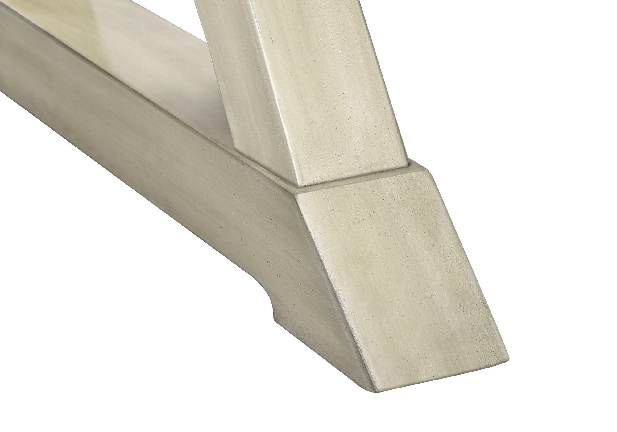 MN-913989    Accent Table, End, Side Table, Square, Nightstand, Bedroom, Lamp, Antique White Veneer, Transitional