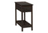 MN-923990    Accent Table, 2 Tier, End, Side Table, Narrow, Nightstand, Bedroom, Storage Drawer, Lamp, Brown Veneer, Transitional