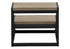 MN-964000    Ladder, Step Stool, Bedroom, Kitchen, Black Metal, Dark Taupe Laminate, Contemporary