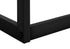 MN-964000    Ladder, Step Stool, Bedroom, Kitchen, Black Metal, Dark Taupe Laminate, Contemporary