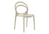 MN-644007    Outdoor Chair, 32"h, Stacking Dining Chair, Patio Chairs, Set Of 4, Natural Taupe, Contemporary, Modern