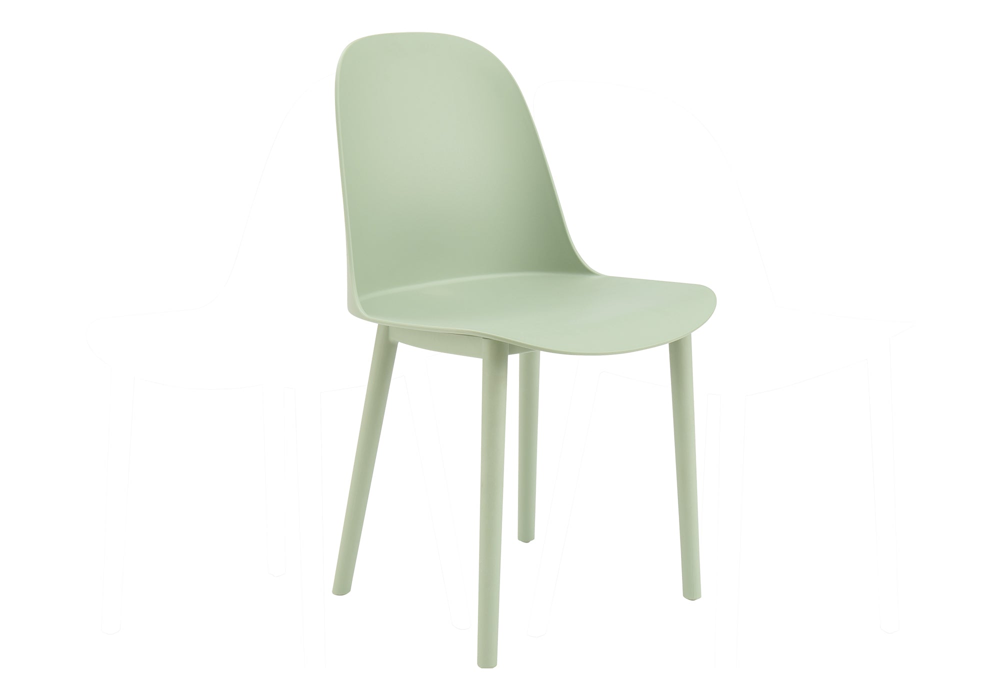 MN-704013    Outdoor Chair, 33"h, Patio Chairs, Set Of 4, Sea Green, Contemporary, Modern