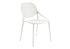 MN-384015    OUTDOOR CHAIR - WHITE STACKING DINING CHAIR / SET OF 4