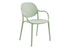MN-794023    Outdoor Chair, 32"h, Stacking Dining Armchair, Patio Chairs, Set Of 4, Sea Green, Contemporary, Modern