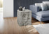 MN-D964110    Accent Table, 25"H, Indoor Or Outdoor, End, Nightstand, Side Table, Square, Living Room, Bedroom, Grey, Contemporary, Modern