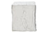 MN-D964111    Accent Table, 25"H, Indoor Or Outdoor, End, Nightstand, Side Table, Square, Living Room, Bedroom, White, Contemporary, Modern