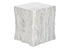 MN-D964111    Accent Table, 25"H, Indoor Or Outdoor, End, Nightstand, Side Table, Square, Living Room, Bedroom, White, Contemporary, Modern