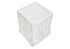 MN-D964111    Accent Table, 25"H, Indoor Or Outdoor, End, Nightstand, Side Table, Square, Living Room, Bedroom, White, Contemporary, Modern