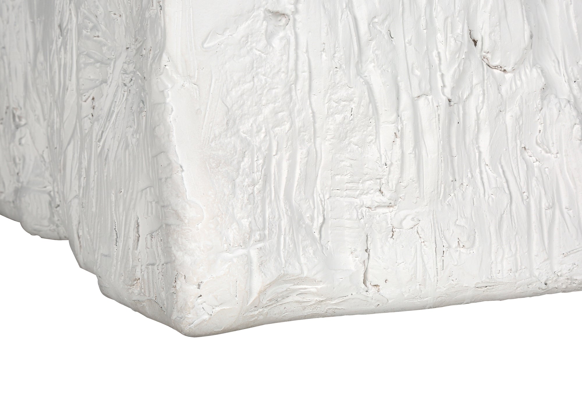 MN-D964111    Accent Table, 25"H, Indoor Or Outdoor, End, Nightstand, Side Table, Square, Living Room, Bedroom, White, Contemporary, Modern