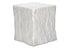 MN-D964111    Accent Table, 25"H, Indoor Or Outdoor, End, Nightstand, Side Table, Square, Living Room, Bedroom, White, Contemporary, Modern