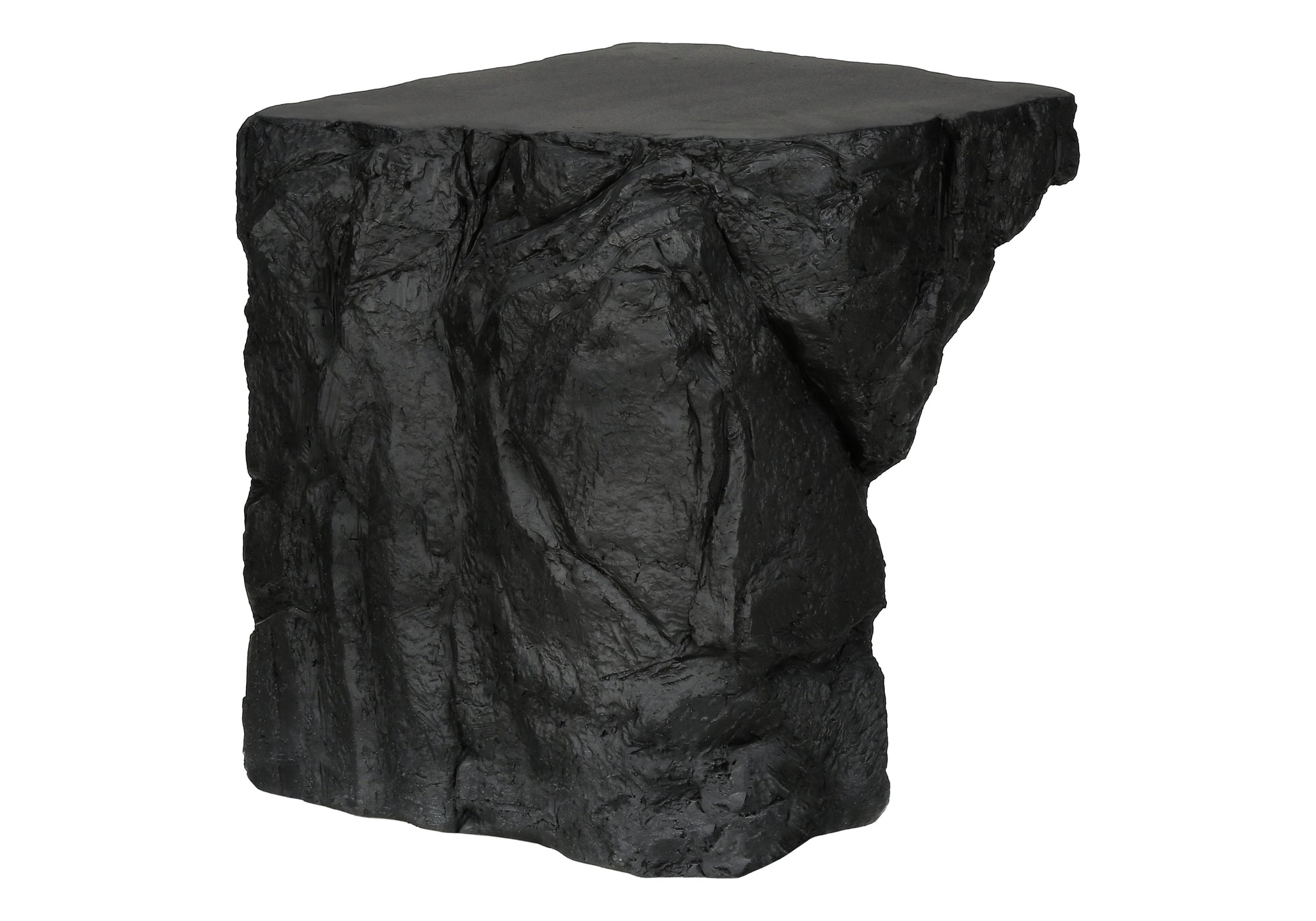 MN-V114117    Accent Table, 25"H, Indoor Or Outdoor, Side Table, Nightstand, End, Bedroom, Living Room, Black, Contemporary, Modern