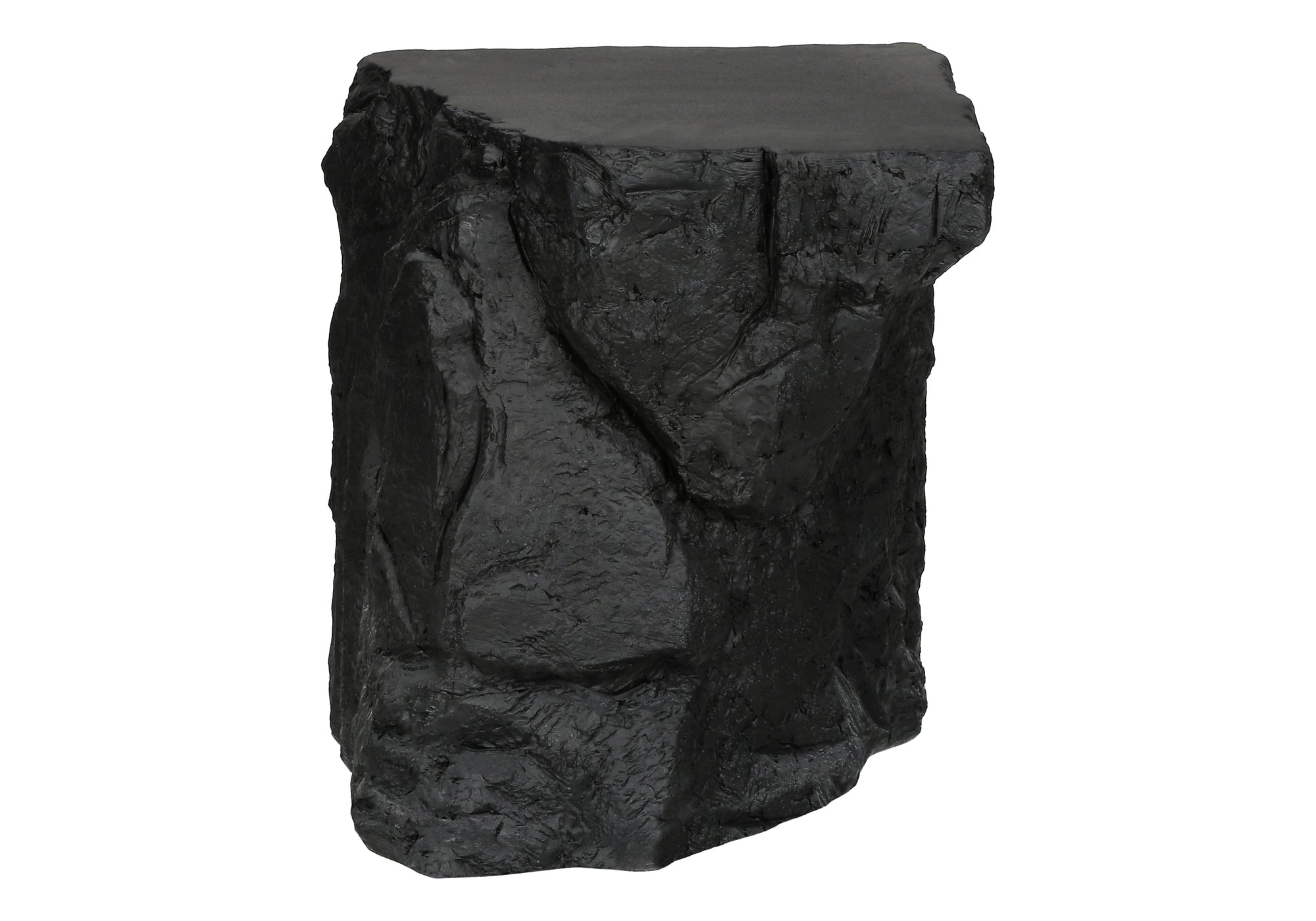 MN-V114117    Accent Table, 25"H, Indoor Or Outdoor, Side Table, Nightstand, End, Bedroom, Living Room, Black, Contemporary, Modern