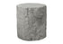 MN-V194120    Accent Table, 25"H, Indoor Or Outdoor, Drum, End, Nightstand, Round, Side Table, Living Room, Bedroom, Grey, Contemporary, Modern