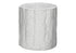 MN-V194121    Accent Table, 25"H, Indoor Or Outdoor, Drum, End, Nightstand, Round, Side Table, Living Room, Bedroom, White, Contemporary, Modern