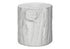 MN-V194121    Accent Table, 25"H, Indoor Or Outdoor, Drum, End, Nightstand, Round, Side Table, Living Room, Bedroom, White, Contemporary, Modern