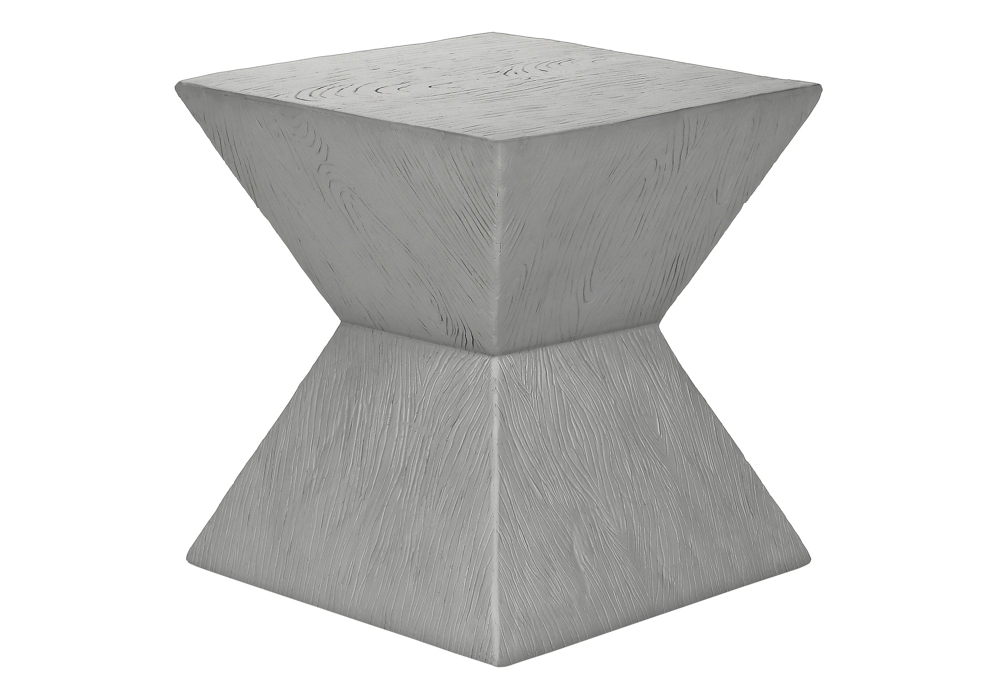 MN-V184125    Accent Table, 25"H, Indoor Or Outdoor, Side Table, End, Nightstand, Bedroom, Living Room, Grey, Contemporary, Modern