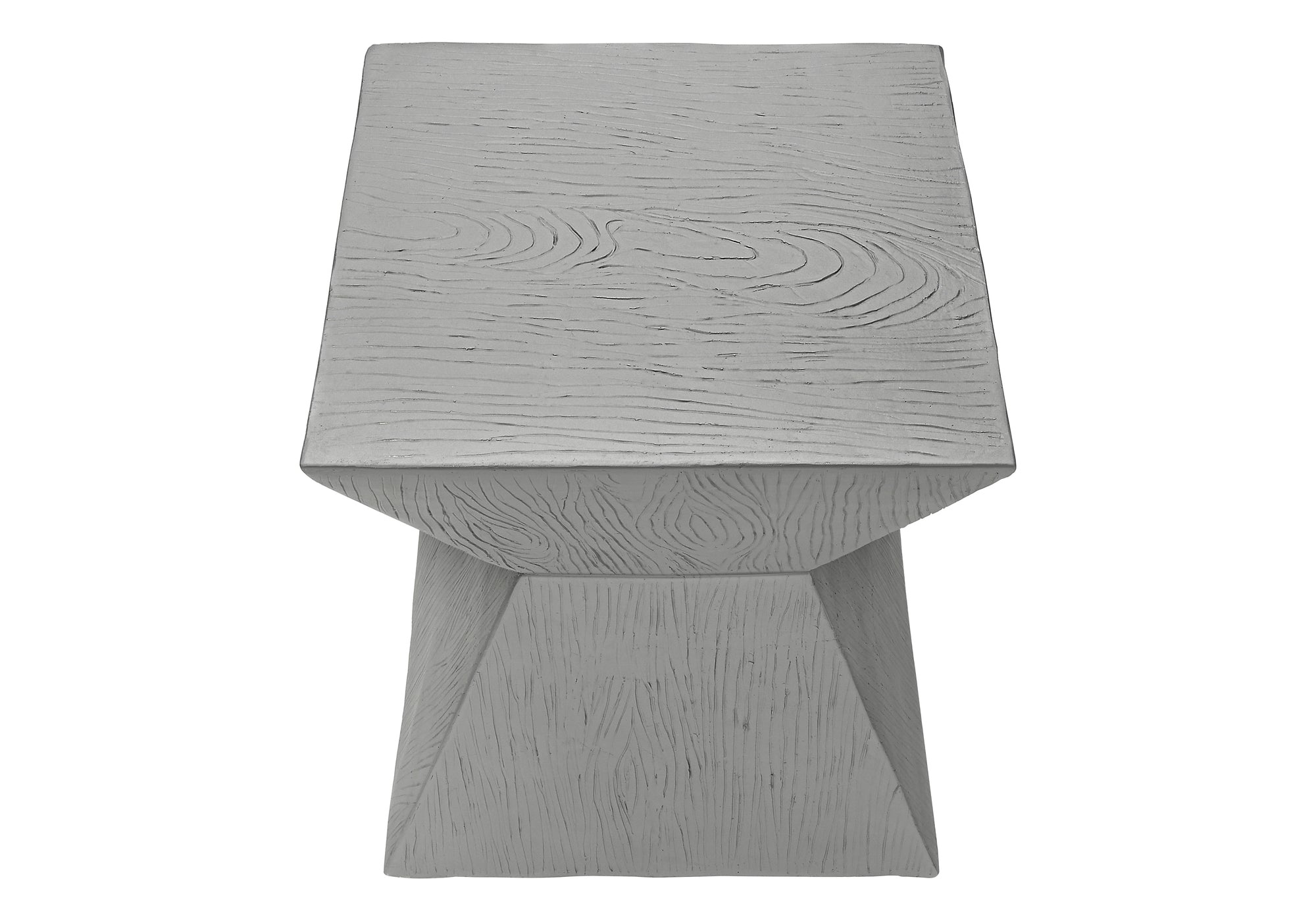 MN-V184125    Accent Table, 25"H, Indoor Or Outdoor, Side Table, End, Nightstand, Bedroom, Living Room, Grey, Contemporary, Modern