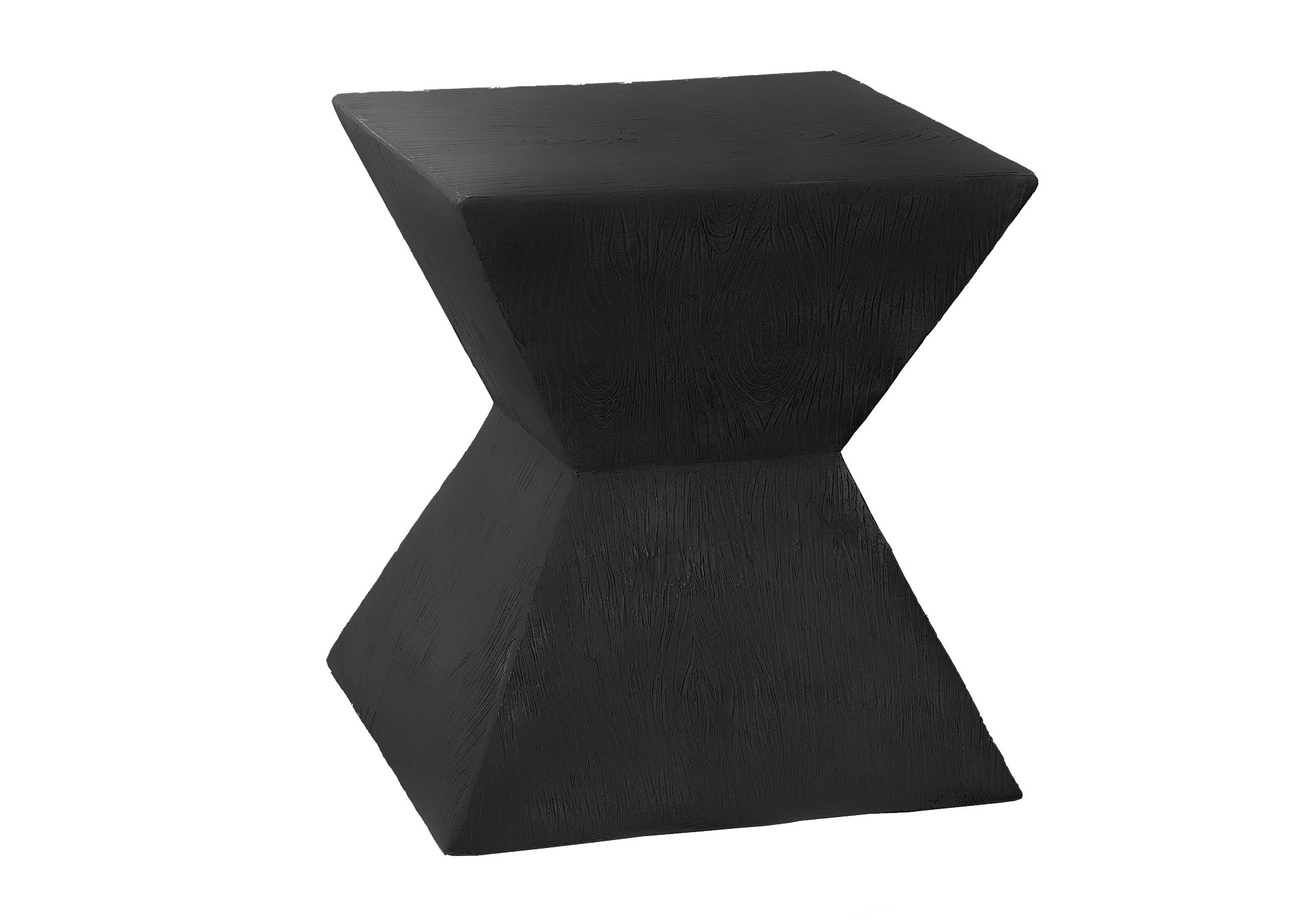 MN-V184127    Accent Table, 25"H, Indoor Or Outdoor, Side Table, End, Nightstand, Bedroom, Living Room, Black, Contemporary, Modern