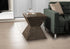 MN-V184128    Accent Table, 25"H, Indoor Or Outdoor, Side Table, End, Nightstand, Bedroom, Living Room, Walnut, Contemporary, Modern