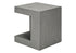 MN-E904130    Accent Table, 25"H, Indoor Or Outdoor, Side Table, Nightstand, End, Square, Grey, Contemporary, Modern