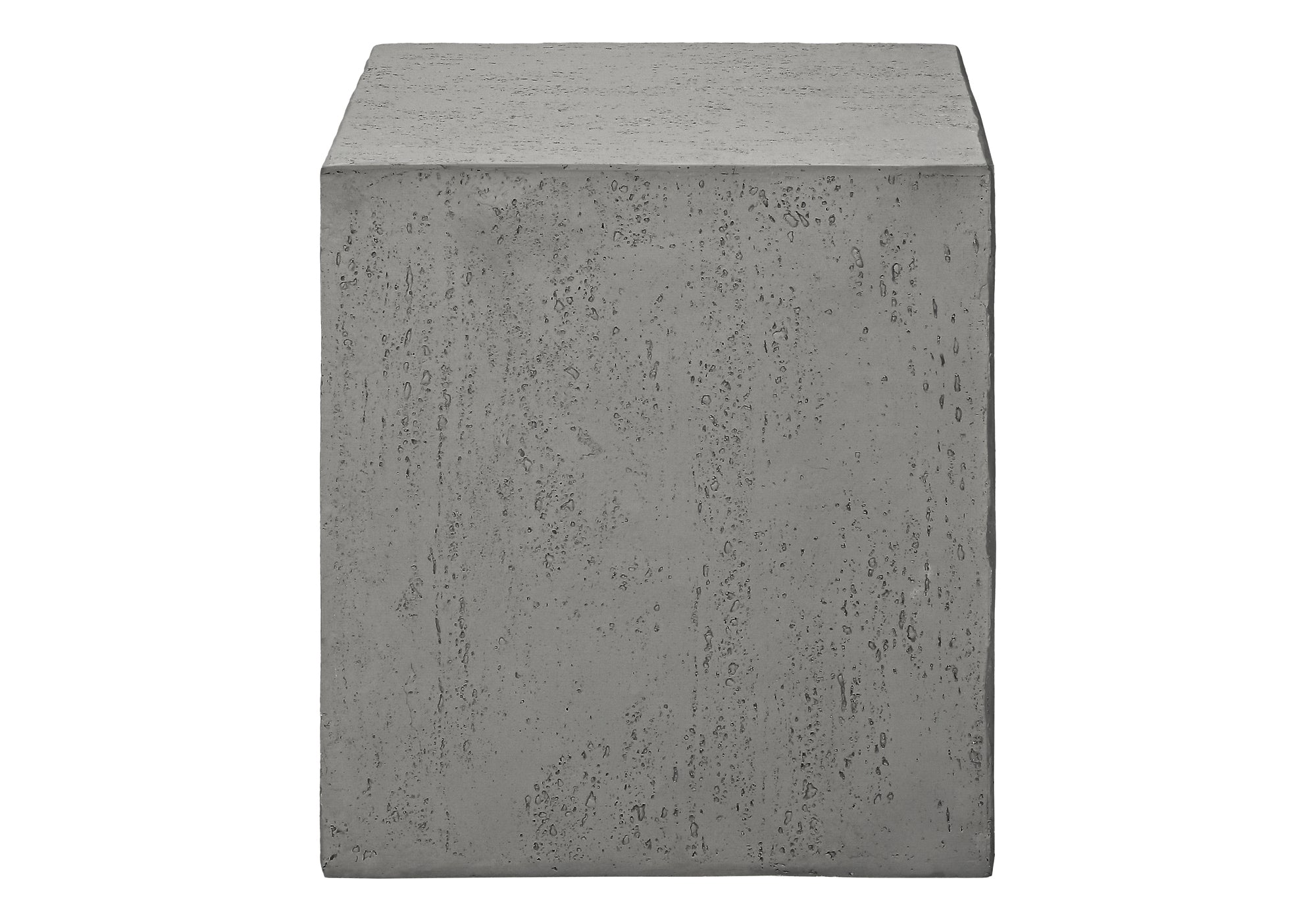 MN-E904130    Accent Table, 25"H, Indoor Or Outdoor, Side Table, Nightstand, End, Square, Grey, Contemporary, Modern
