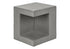 MN-E904130    Accent Table, 25"H, Indoor Or Outdoor, Side Table, Nightstand, End, Square, Grey, Contemporary, Modern