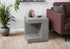 MN-E904130    Accent Table, 25"H, Indoor Or Outdoor, Side Table, Nightstand, End, Square, Grey, Contemporary, Modern