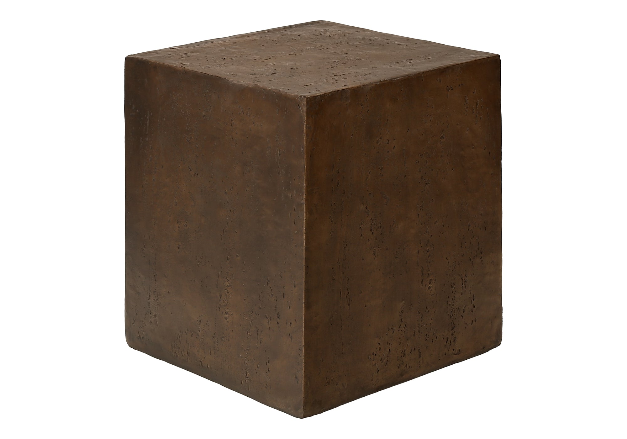 MN-904133    Accent Table, 25"h, Indoor Or Outdoor, Side Table, Nightstand, End, Square, Bedroom, Living Room, Walnut, Contemporary, Modern