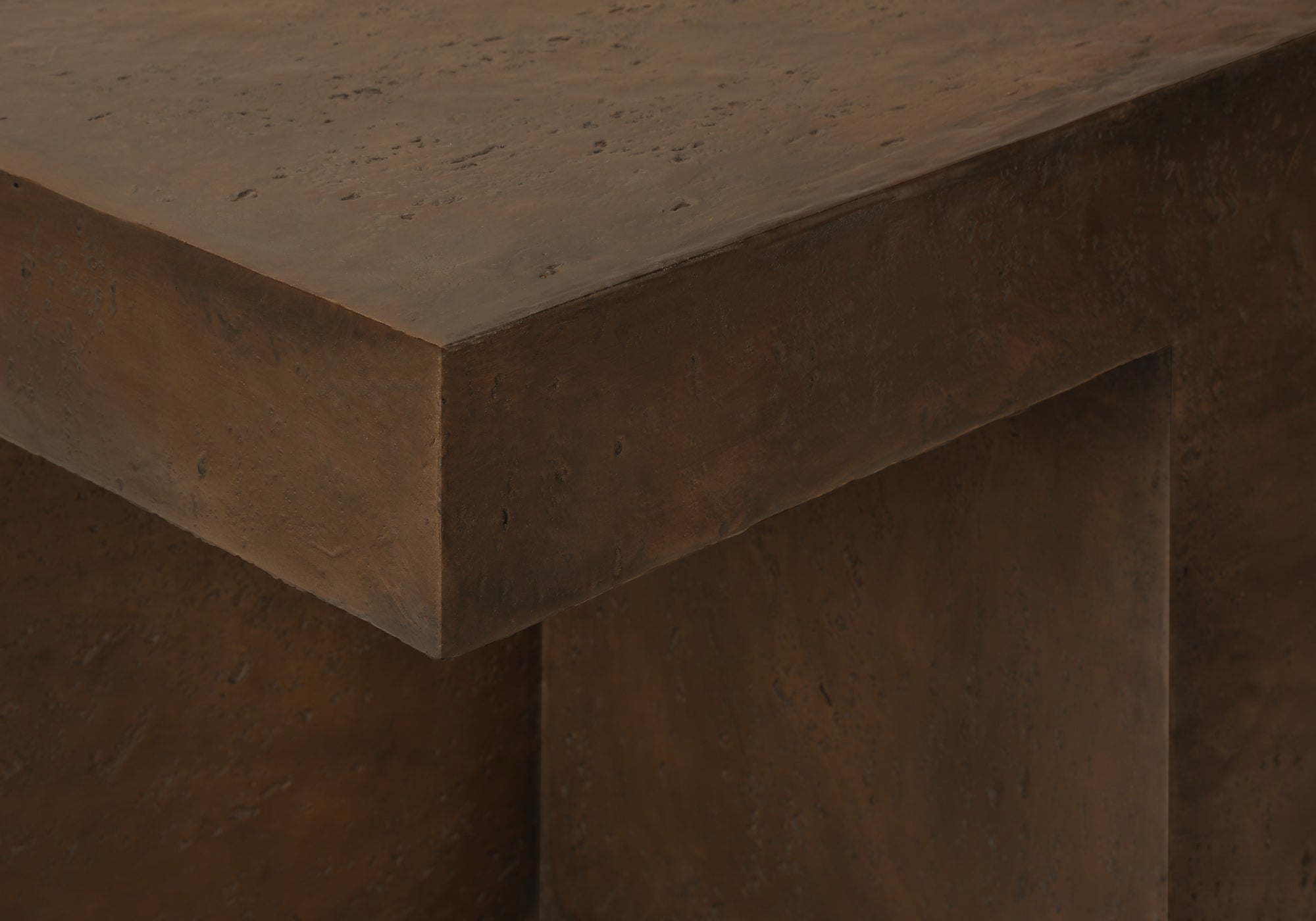 MN-904133    Accent Table, 25"h, Indoor Or Outdoor, Side Table, Nightstand, End, Square, Bedroom, Living Room, Walnut, Contemporary, Modern
